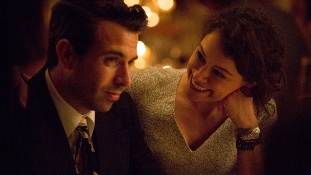 Tom Cullen and Tatiana Maslany in a scene from "The OtherHalf"