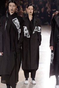 Yohji Yamamoto RTW Fall 2016