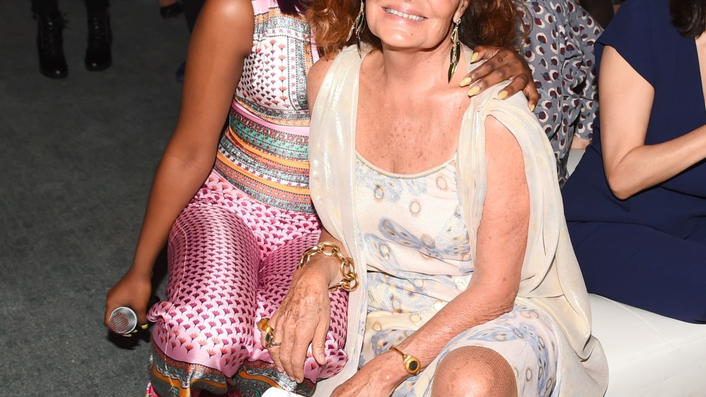 Justine Skye and Diane von Furstenberg at the 7th Annual DVF Awards