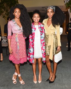 TK Wonder, Yara Shahidi and Cipriana Quann at the 7th Annual DVF Awards