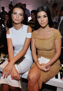 Emily Ratajkowski and Kourtney Kardashian
