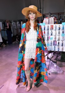 Backstage at Alice + Olivia