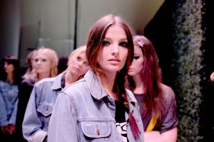 Backstage at Alice + Olivia