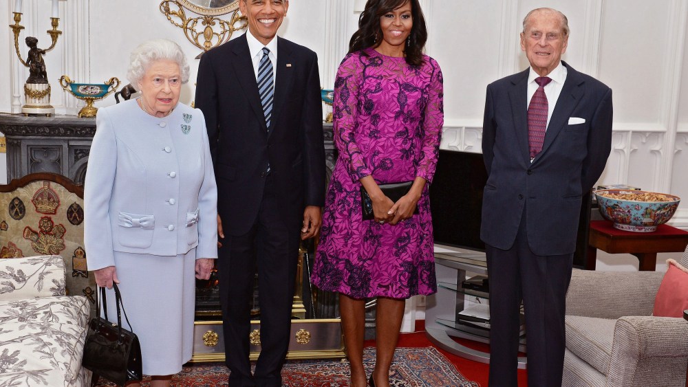 Queen Elizabeth II, President Barack Obama, First Lady Michelle Obama and Prince Philip