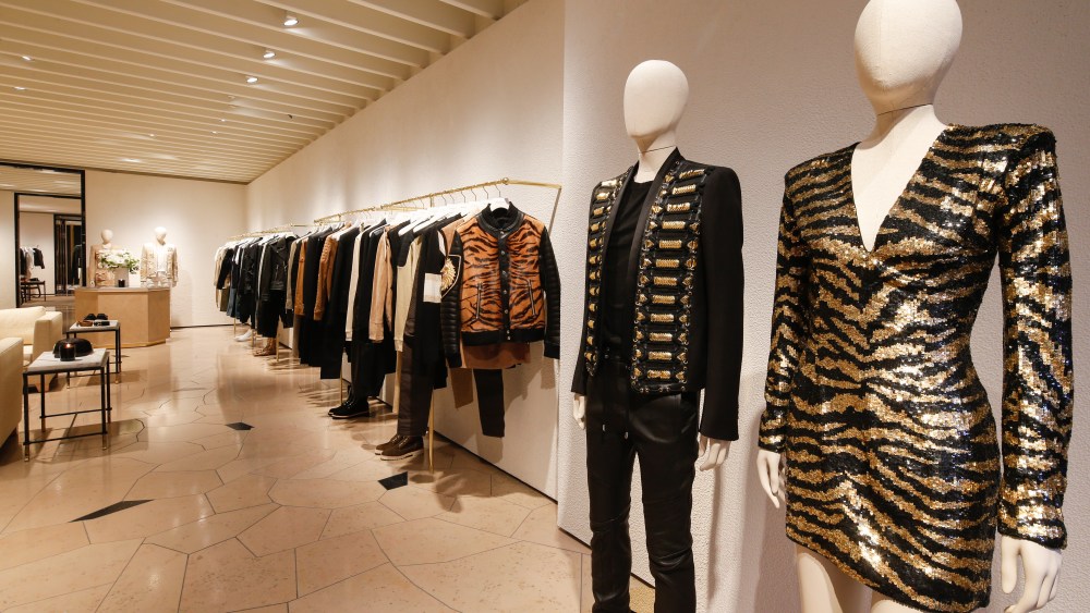The Balmain Store in New York.