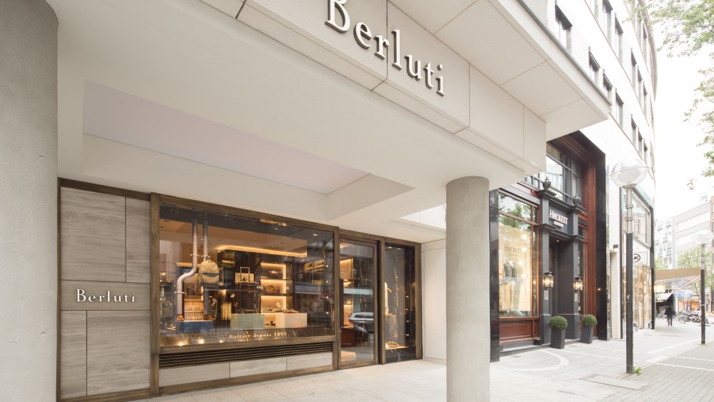 The Berluti store in Germany.