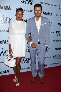 Keytt Lundqvist and Alex Lundqvist at "A Bigger Splash" New York Screening