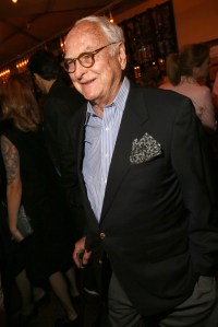 James Ivory at "a bigger splash" screen after party