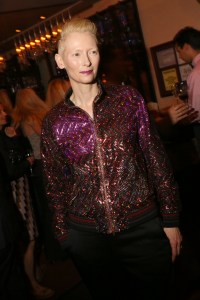 Tilda Swinton AT "A bigger splash" screening after party