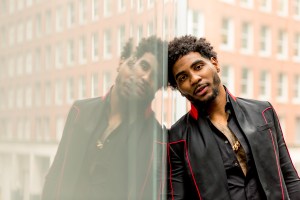 Braxton Miller Preps for NFL Draft in Philipp Plein.