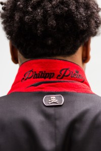 Braxton Miller Preps for NFL Draft in Philipp Plein.