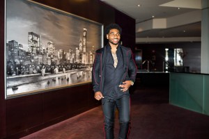 Braxton Miller Preps for NFL Draft in Philipp Plein.