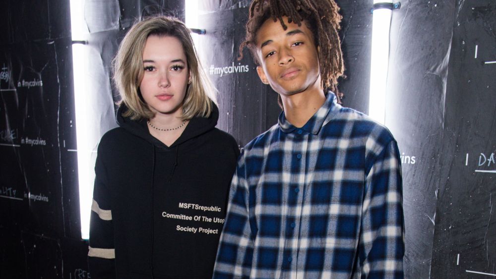 coachella 2016 calvin klein party Sarah Snyder and Jaden Smith