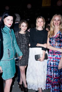 Tabitha Simmons, Carson Meyer, Dree Hemingway and Lauren Santo Domingo