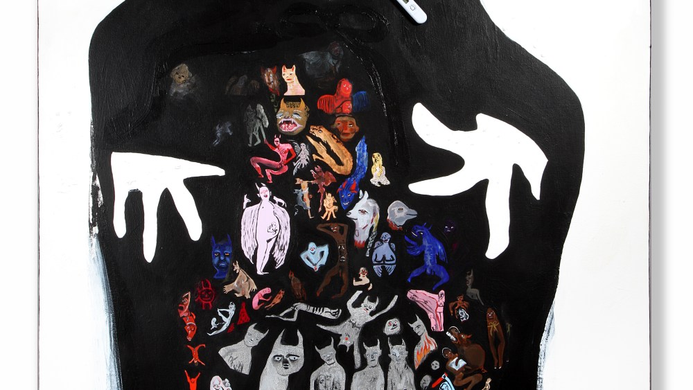 Claire Barrow's first solo art show