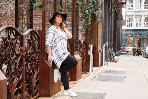 A look from the Diane Gilman x Christopher & Banks collection.