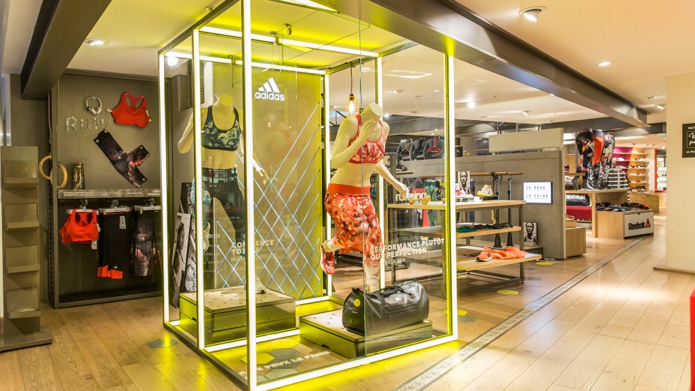 Fashion sport space at BHV