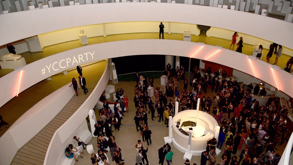 The scene at the Guggenheim.