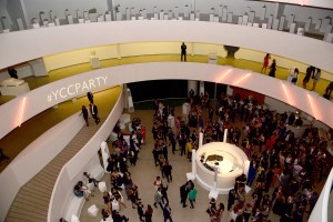 The scene at the Guggenheim.