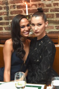 Joan Smalls and Bella Hadid