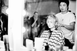 Backstage at Annakiki.