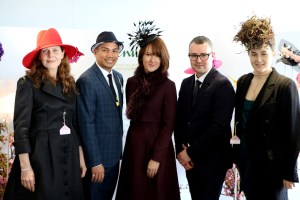 The Royal Ascot Millinery Collective Edwina Ibbotson, Harvy Santos, Rachel Trevor-Morgan, William Chambers, Laura Apsit-Livens