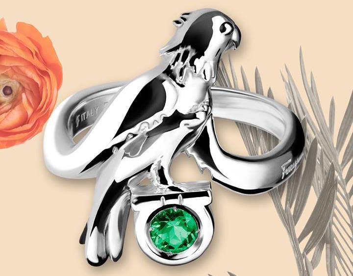 Daniela Villegas for Salvatore Ferragamo jewelry