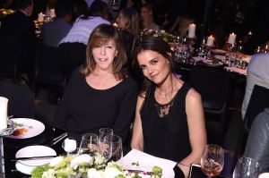Jane Rosenthal and Katie Holmes at the IWC Schaffhausen's For the Love of Cinema Dinner