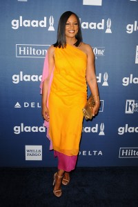 Garcelle Beauvais in Diane Von Furstenberg GLAAD Awards 2016