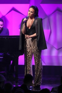 Demi Lovato in Sass & Bide GLAAD Awards 2016