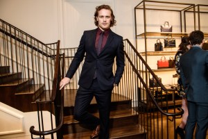 Sam Heughan in Burberry