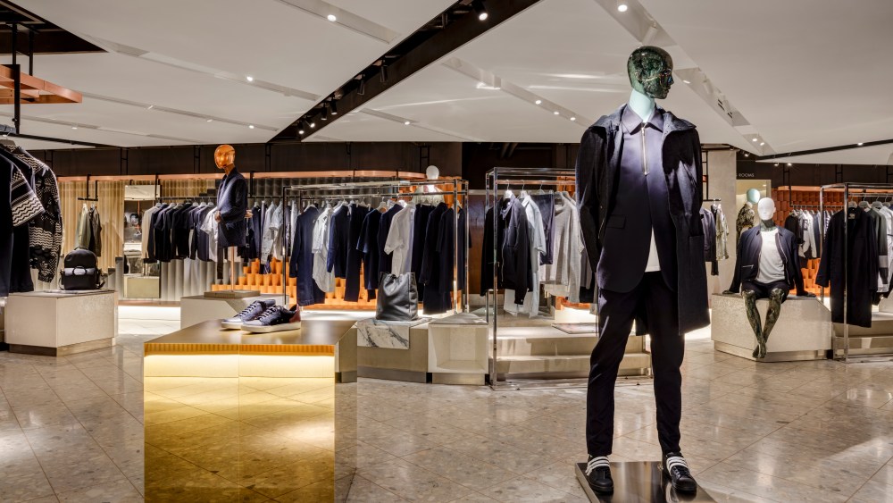 Harvey Nichols' menswear department