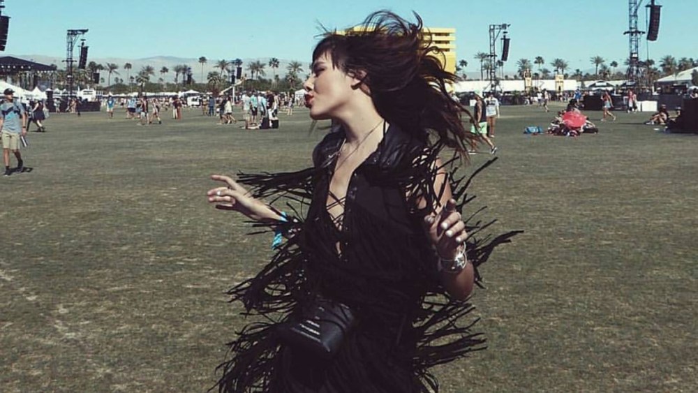 festival Haute Hippe Coachella Neiman Marcus Polaroid.