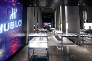 Inside the Hublot Fifth Avenue flagship.