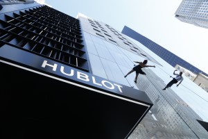 Hublot's Fifth Avenue store.