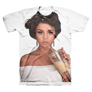 Selena Gomez's 'Revival' tour iced coffee T-shirt