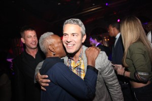 Bethann Hardison and Andy Cohen