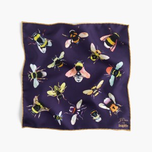J.Crew Save the Bees Pocket Square