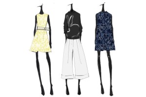 Sketches from Grey Jason Wu posted on Instagram.