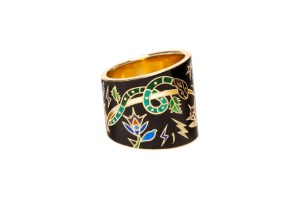 Cigar Enamel Ring by Jennifer Fisher