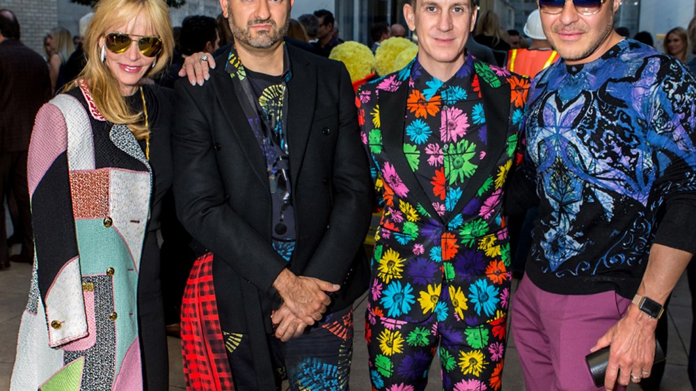 Nancy Rogers, Pablo Olea, Jeremy Scott and Michael Flores at The Joule hotel.