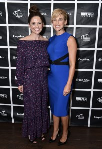 Sarah Michelle Gellar and Jessica Seinfeld at the Fatherhood Lunch hosted by Jerry Seinfeld