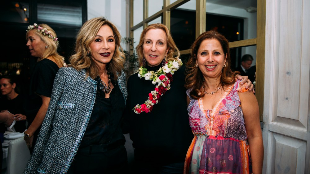 Ohana & Co Success for Progress Dinner Anastasia Soare, Susan Rockefeller and Karine Ohana