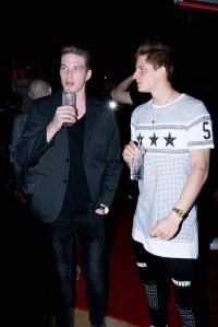 Eric Weiss and Benjamin Benedek at the Marc Jacobs Eyewear launch of #MJscreamteam celebrating the Spring 2016 Collection