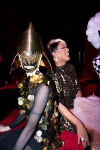Ryan Burke and Stephanie Stone at the Marc Jacobs Eyewear launch of #MJscreamteam celebrating the Spring 2016 Collection