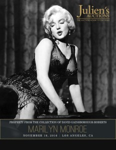 Julien's Auctions Marilyn Monroe's memorabilia