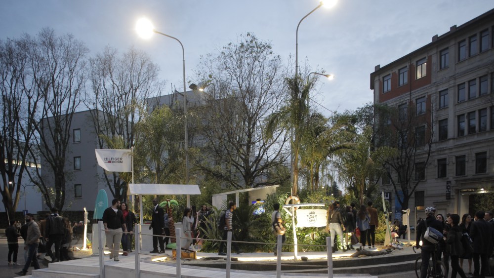 Tommy Hilfiger's Pop-up Island in Milan