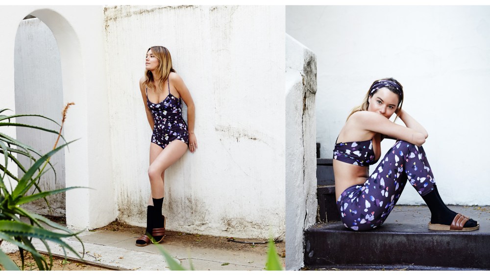 Looks from the new Live The Process capsule collection featuring illustrations by Mickey Sumner.