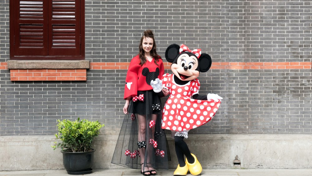 A look by Cindy Soong for the Minnie Mouse inspired collection.