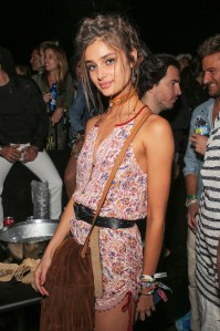 Taylor Marie Hill Levi’s and Re/Done Neon Carniva
